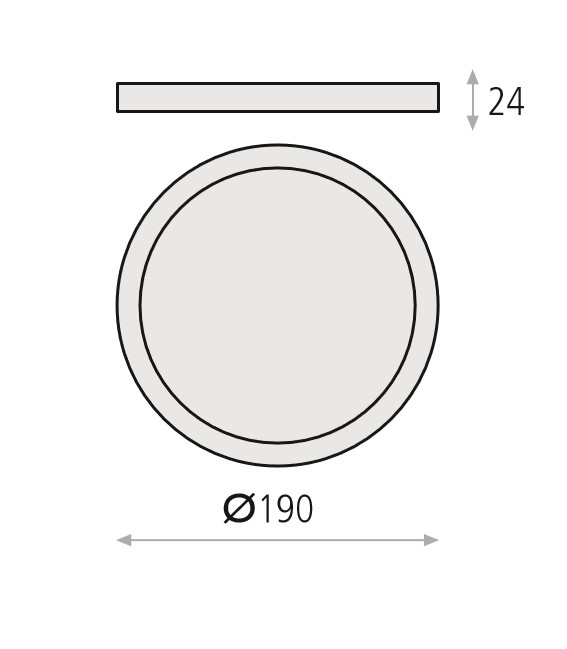 Nástěnné designové led svítidlo - Kore